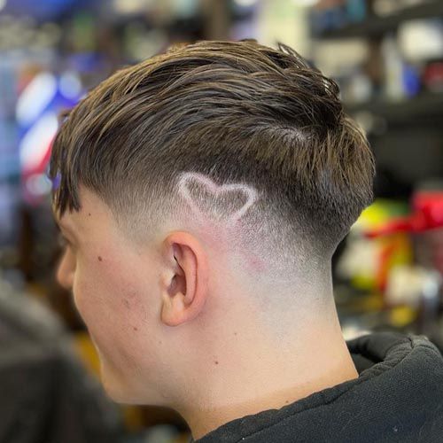 Heart shape Skin Fade